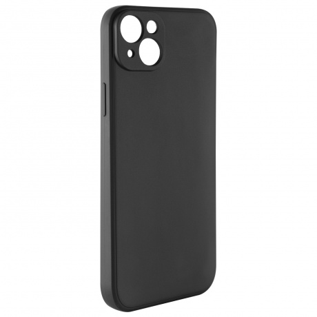 Чехол силиконовый iBox Case для iPhone 15 Plus, с защитой камеры и подложкой, черный - фото 2
