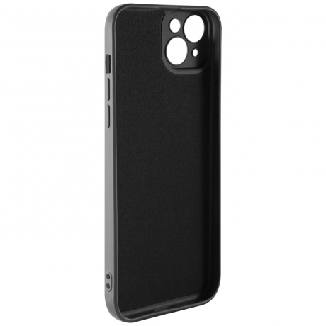 Чехол силиконовый iBox Case для iPhone 15 Plus, с защитой камеры и подложкой, черный - фото 3