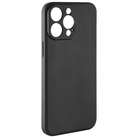 Чехол силиконовый iBox Case для iPhone 15 Pro Max, с защитой камеры и подложкой, черный - фото 2
