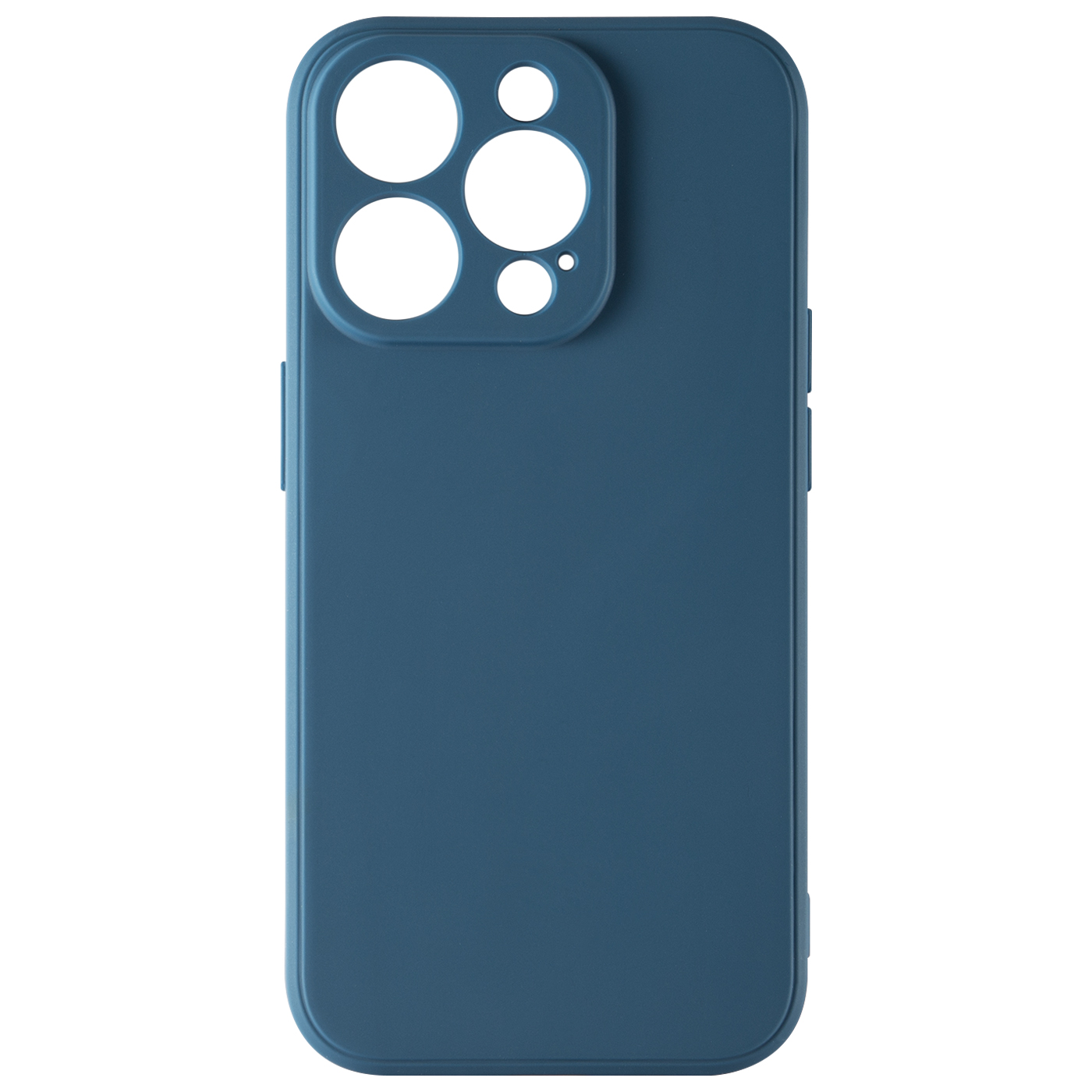 Чехол силиконовый iBox Case для iPhone 15 Pro, с защитой камеры и подложкой, синий силиконовый чехол накладка бампер roblox паркурщик для iphone 12 pro с защитой камеры