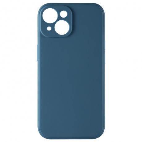 Чехол силиконовый iBox Case для iPhone 15, с защитой камеры и подложкой, синий - фото 1
