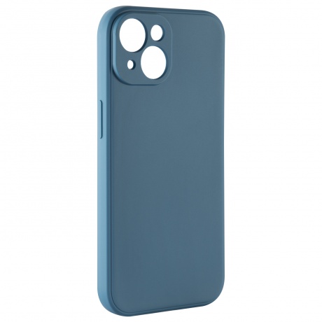 Чехол силиконовый iBox Case для iPhone 15, с защитой камеры и подложкой, синий - фото 2
