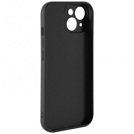 Чехол силиконовый iBox Case для iPhone 15, с защитой камеры и подложкой, черный - фото 3