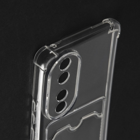 Чехол силиконовый iBox Crystal для Honor 90 (2023), с кардхолдером (прозрачный) - фото 5