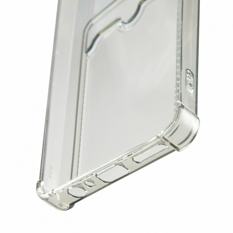 Чехол силиконовый iBox Crystal для Infinix Note 30 Pro, с кардхолдером (черный) - фото 4