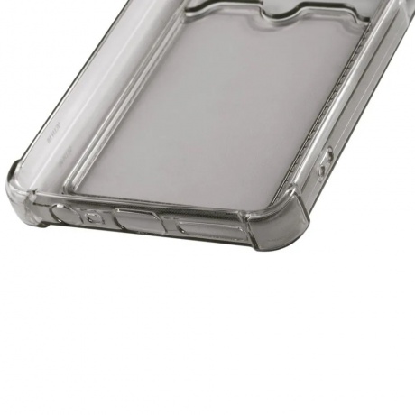 Чехол силиконовый iBox Crystal для Infinix Note 30 VIP, с кардхолдером (черный) - фото 5