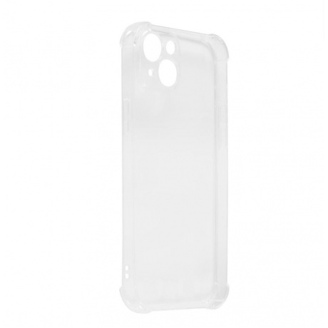 Чехол силиконовый iBox Crystal для iPhone 15 Plus, с усиленными углами (прозрачный) - фото 2