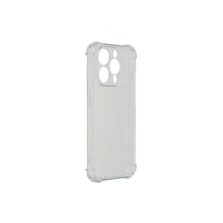Чехол силиконовый iBox Crystal для iPhone 15 Pro, с усиленными углами (прозрачный) - фото 1