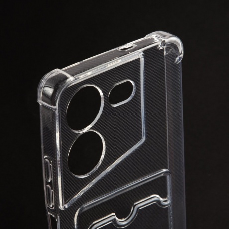 Чехол силиконовый iBox Crystal для Tecno Pova 5, с кардхолдером (прозрачный) - фото 6