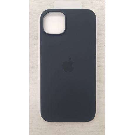 Чехол оригинальный Apple для Iphone 15 Plus Silicone Case - Black отличное состояние - фото 2