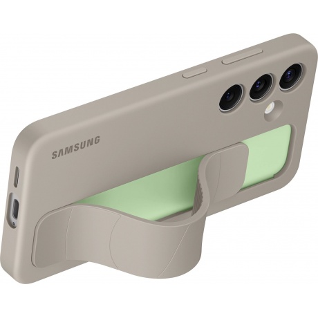 Чехол Samsung Standing Grip Case S24 (EF-GS921CUEGRU) Light Brown - фото 4