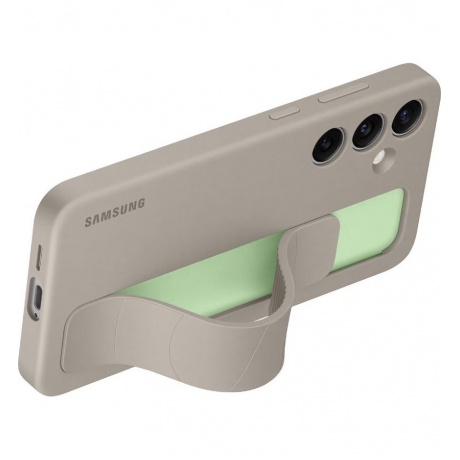 Чехол Samsung Standing Grip Case S24+ (EF-GS926CUEGRU) Light Brown - фото 4