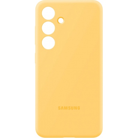 Чехол Samsung Silicone Case S24 (EF-PS921TYEGRU) Yellow - фото 4