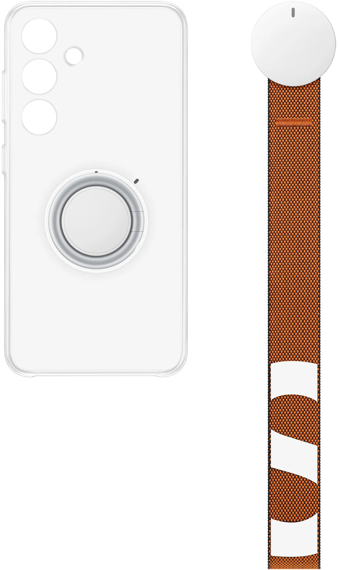 Чехол Samsung Clear Gadget Case S24 (EF-XS921CTEGRU) Transparent чехол накладка чехол для телефона krutoff clear case хаги ваги картун кэт для realme 9i