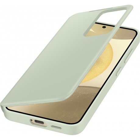 Чехол Samsung Smart View Wallet Case S24 (EF-ZS921CG EGRU) Light Green - фото 4