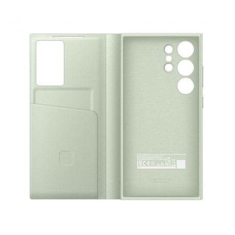 Чехол Samsung Smart View Wallet Case S24 Ultra (EF-Z S928CGEGRU) Light Green - фото 5