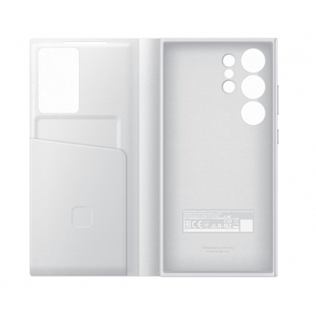 Чехол Samsung Smart View Wallet Case S24 Ultra (EF-Z S928CWEGRU) White - фото 5