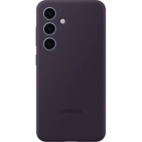 Чехол Samsung Silicone Case S24 (EF-PS921TEEGRU) Dark Purple - фото 1