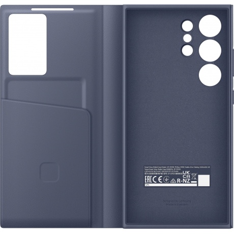 Чехол Samsung Smart View Wallet Case S24 Ultra (EF-Z S928CVEGRU) Violet - фото 5