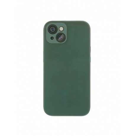 Чехол защитный vlp Glaze Case с MagSafe для iPhone 15, темно-зеленый - фото 1