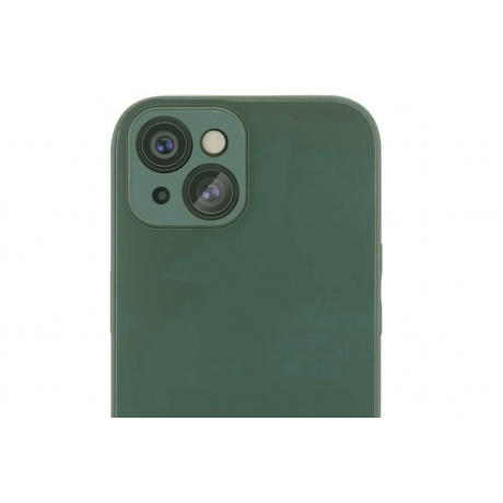 Чехол защитный vlp Glaze Case с MagSafe для iPhone 15, темно-зеленый - фото 2