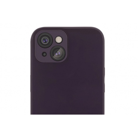 Чехол защитный vlp Glaze Case с MagSafe для iPhone 15, фиолетовый - фото 2
