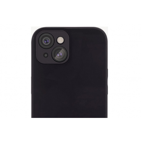 Чехол защитный vlp Glaze Case с MagSafe для iPhone 15, черный - фото 2