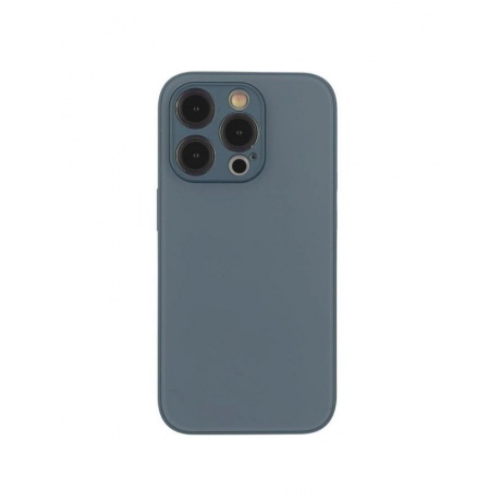 Чехол защитный vlp Glaze Case с MagSafe для iPhone 15 Pro, синий - фото 1