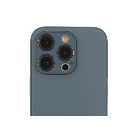 Чехол защитный vlp Glaze Case с MagSafe для iPhone 15 Pro, синий - фото 2