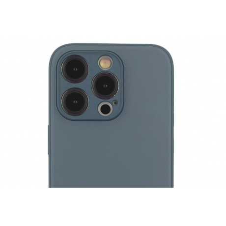 Чехол защитный vlp Glaze Case с MagSafe для iPhone 15 Pro Max, синий - фото 2