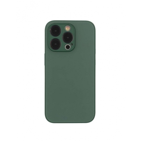 Чехол защитный vlp Glaze Case с MagSafe для iPhone 15 Pro Max, темно-зеленый - фото 1