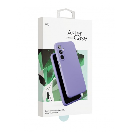 Чехол защитный VLP Aster Case для Samsung A15, лавандовый - фото 2