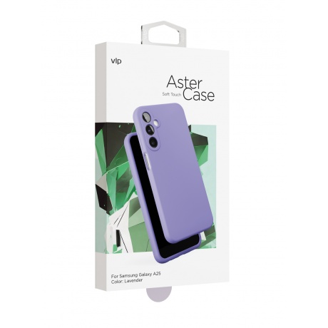 Чехол защитный VLP Aster Case для Samsung A25, лавандовый - фото 2