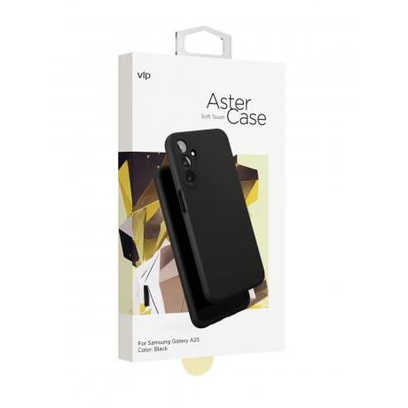 Чехол защитный VLP Aster Case для Samsung A25, черный - фото 2