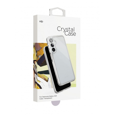 Чехол защитный VLP Crystal Case для Samsung A15, прозрачный - фото 2