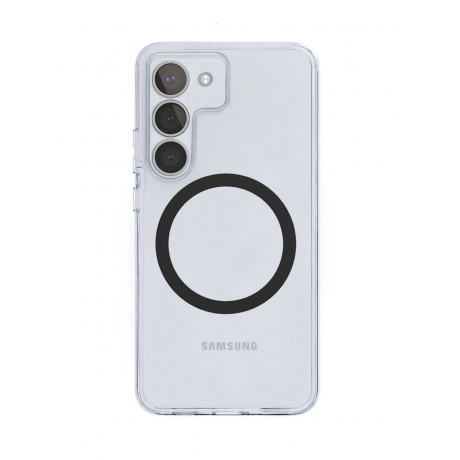 Чехол защитный VLP Puro Case MagSafe для Samsung S24 Plus, прозрачный - фото 1
