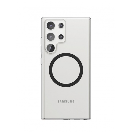 Чехол защитный VLP Puro Case MagSafe для Samsung S24 Ultra, прозрачный - фото 1