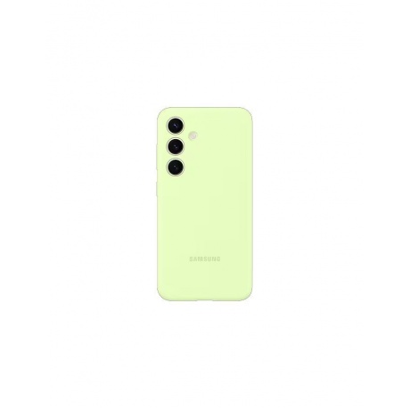 Чехол Samsung Silicone Case S24 (S921) (EF-PS921TGEGRU) Lime - фото 2