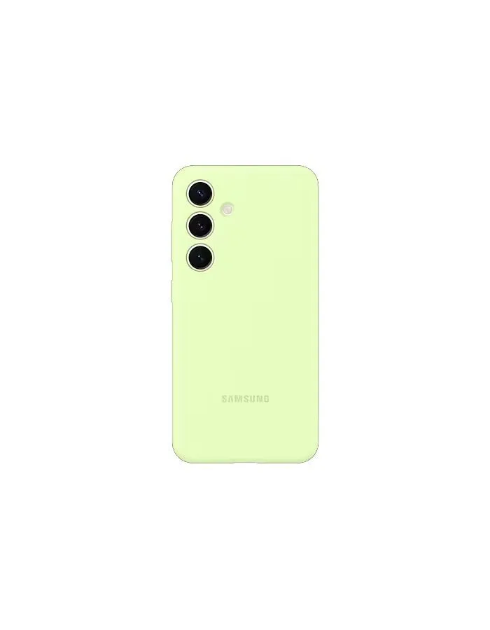 Чехол Samsung Silicone Case S24 (S921) (EF-PS921TGEGRU) Lime - фото 2