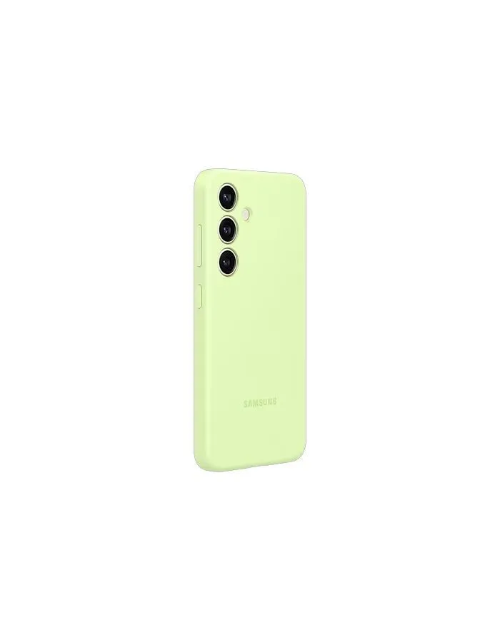 Чехол Samsung Silicone Case S24 (S921) (EF-PS921TGEGRU) Lime - фото 3