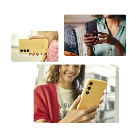 Чехол Samsung Silicone Case S24 (S921) (EF-PS921TGEGRU) Lime - фото 7