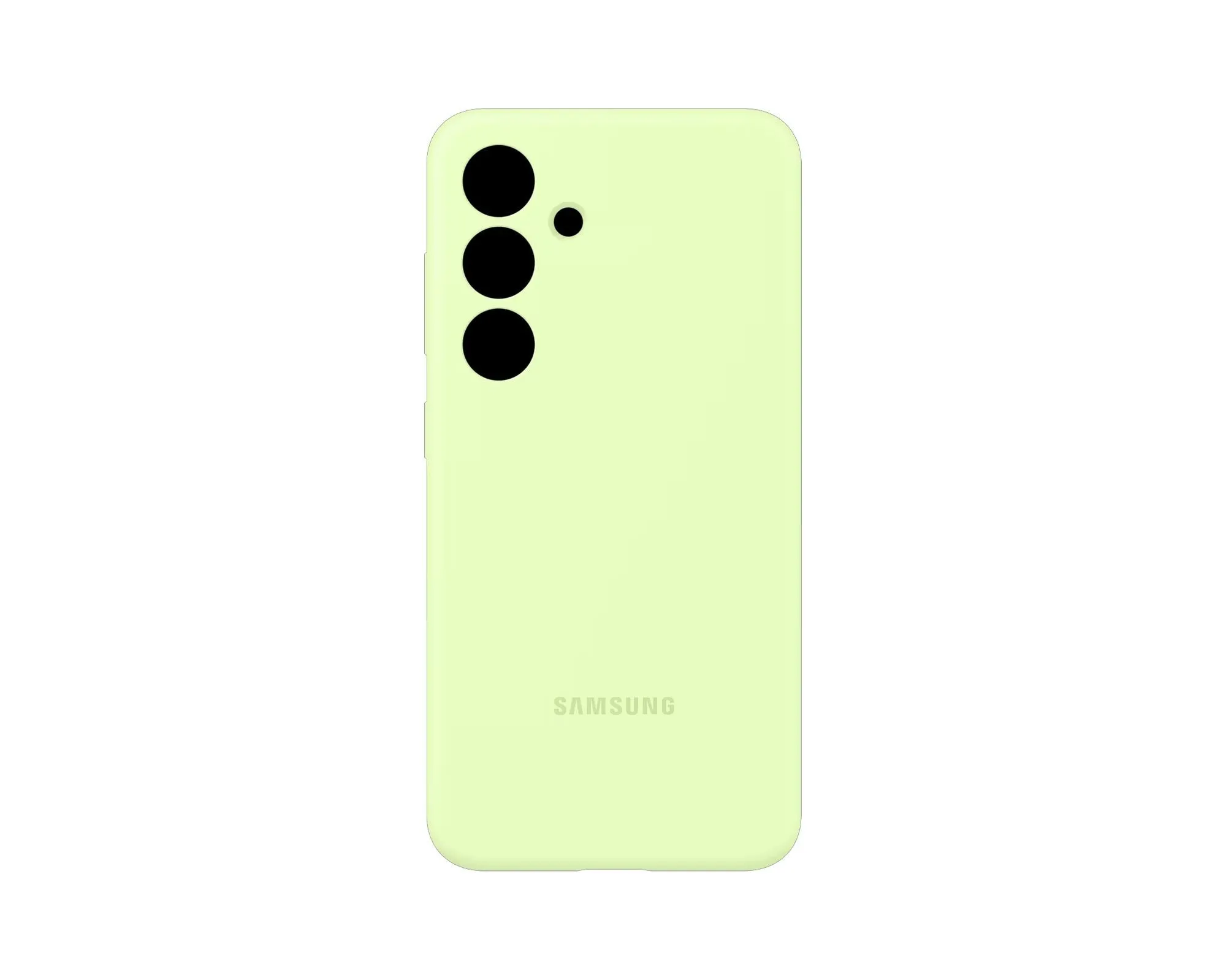 Чехол Samsung Silicone Case S24 (S921) (EF-PS921TGEGRU) Lime - фото 1