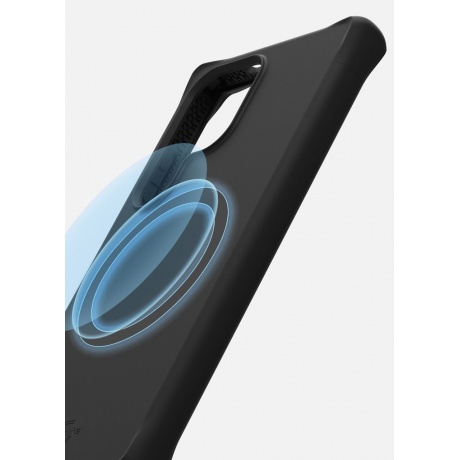 Чехол антибактериальный ITSKINS HYBRID BOLD MagSafe для Samsung Galaxy S24 Ultra, черный - фото 2
