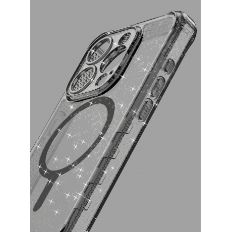 Чехол силиконовый ITSKINS ARMOR R // SOLID для iPhone 15 Pro (6.1&quot;), черный - фото 2