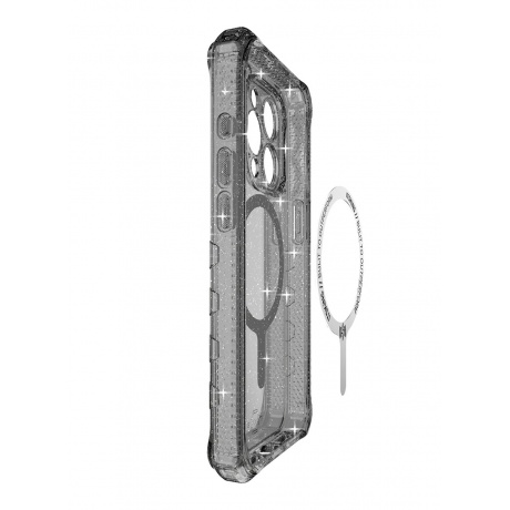 Чехол силиконовый ITSKINS ARMOR R // SOLID для iPhone 15 Pro (6.1&quot;), черный - фото 3