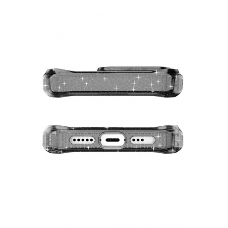 Чехол силиконовый ITSKINS ARMOR R // SOLID для iPhone 15 Pro (6.1&quot;), черный - фото 6