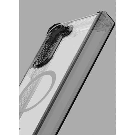 Чехол силиконовый ITSKINS HYBRID HINGE with MagSafe для Samsung Galaxy Z Fold 5, прозр./дымчатый - фото 2