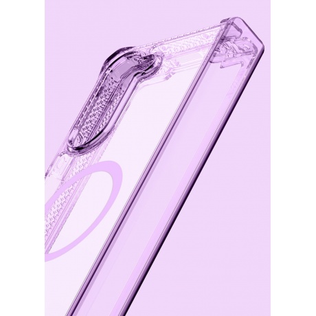Чехол силиконовый ITSKINS HYBRID HINGE with MagSafe для Samsung Galaxy Z Fold 5, прозр./сиреневый - фото 2