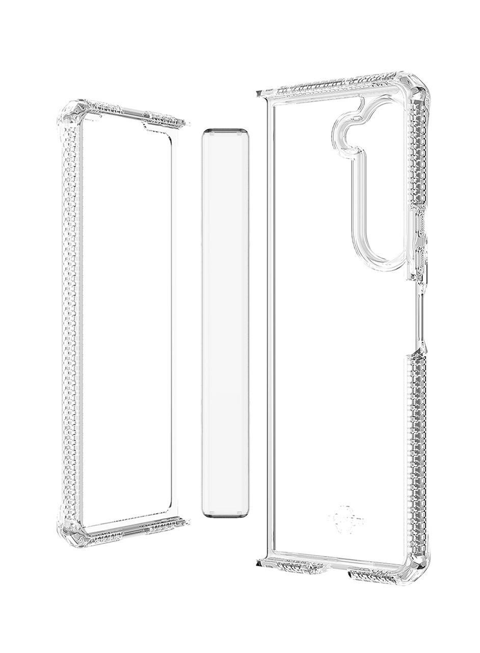 Чехол силиконовый ITSKINS HYBRID HINGE для Samsung Galaxy Z Fold 5, прозрачный силиконовый чехол на oppo reno4 z цветы для оппо рено4 з 5 джи