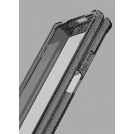 Чехол силиконовый ITSKINS HYBRID HINGE для Samsung Galaxy Z Fold 5, прозрачный/дымчатый - фото 2
